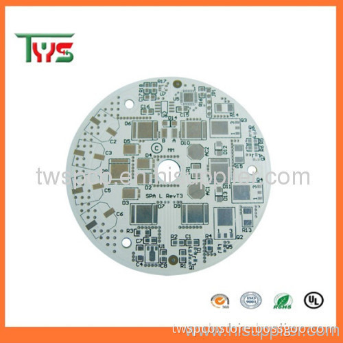 White Solder Mask Mc Pcb With Leds For Light